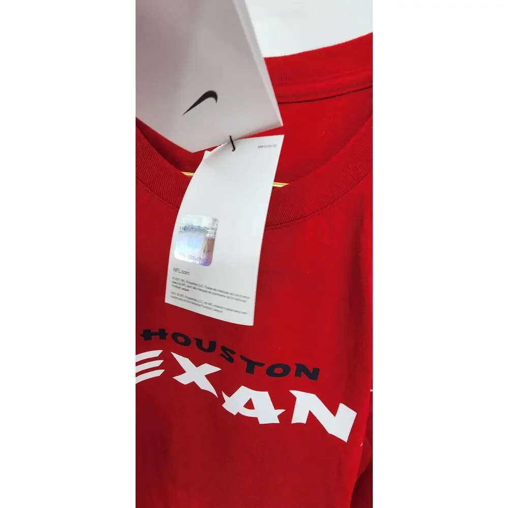 New NWT Nike NFL‎ Houston Texans Short Sleeve T-Shirt Size XL